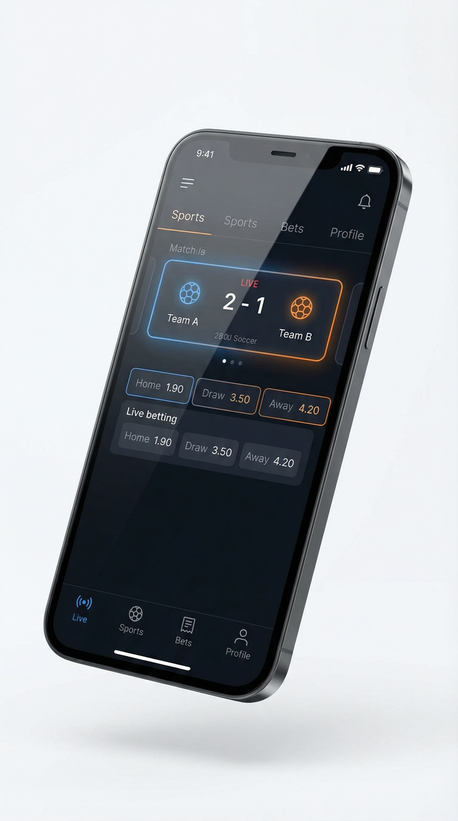 奇异果体育APP界面展示